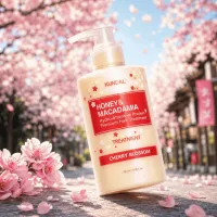Kundal Honey & Macadamia Hair Treatment (Cherry Blossom) - 500ml